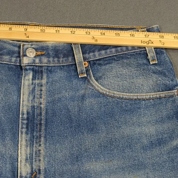 Levi's Vintage Jeans Men's 38x32 Fits 36x32 Blue 505 Regular Fit Straight Leg - Picture 7 of 12